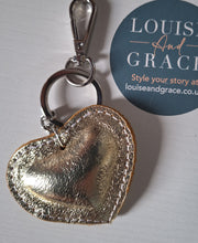 Load image into Gallery viewer, Leather Heart Keyrings -Available in more colours
