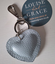 Load image into Gallery viewer, Leather Heart Keyrings -Available in more colours
