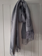 Load image into Gallery viewer, Tree Of Life Scarf With Tassels - Available in more colours
