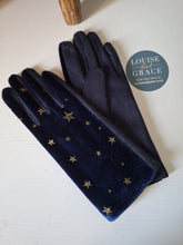 Load image into Gallery viewer, Star Faux Suede &amp; Velvet Gloves - Available in more colours
