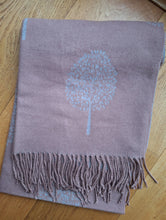 Load image into Gallery viewer, Tree Of Life Scarf With Tassels - Available in more colours
