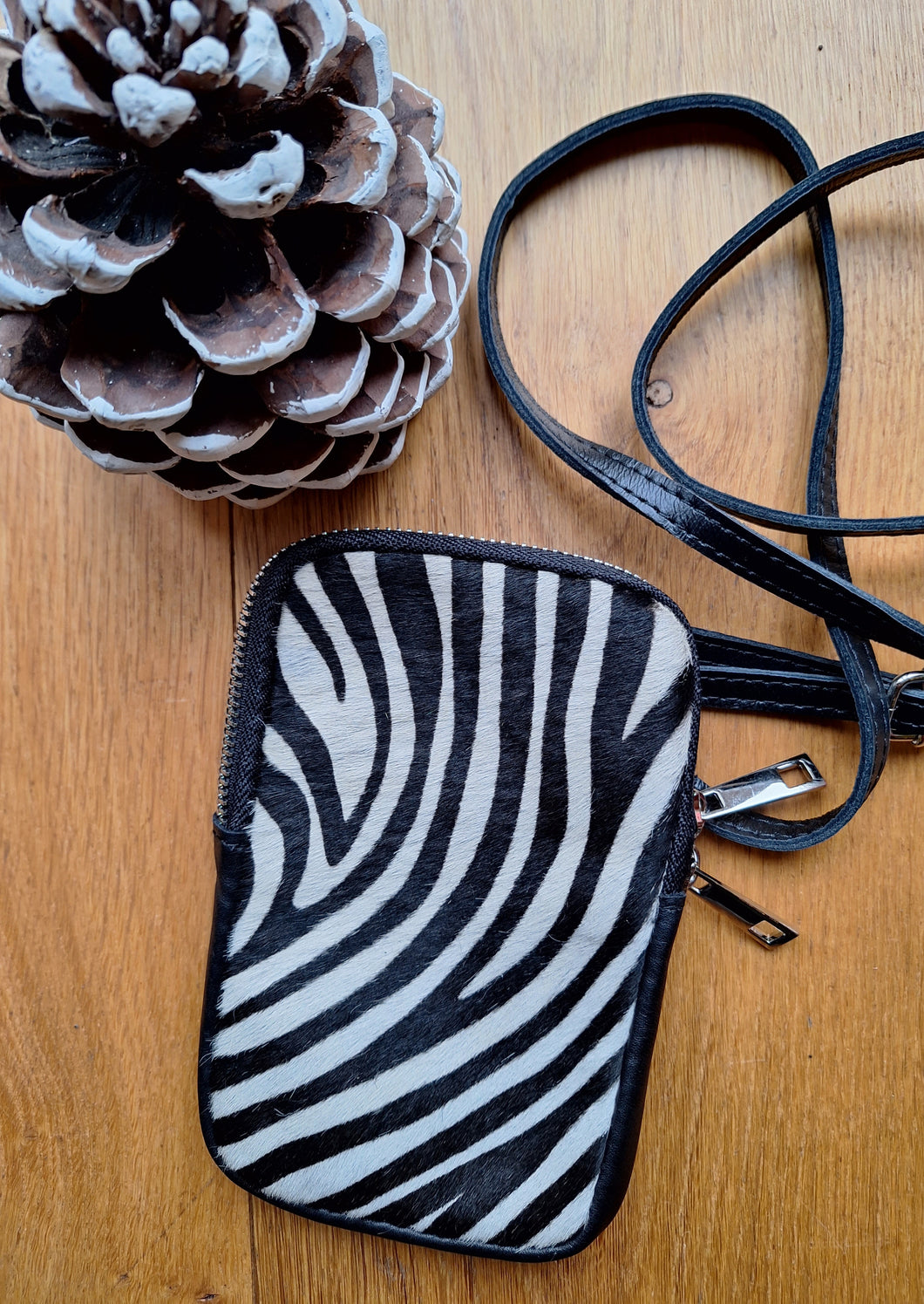 Small Animal Print Leather Crossbody Bag - Available in more designs