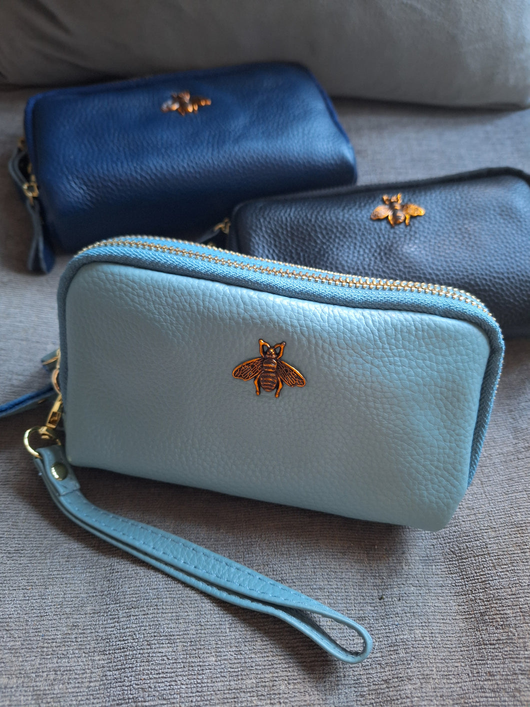 Leather Bee Purse - Available in more colours.