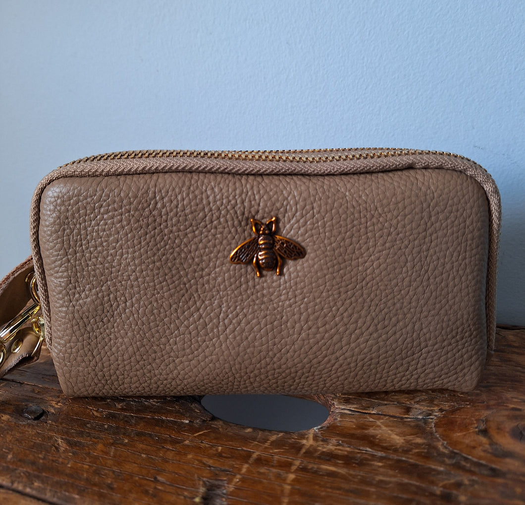 Leather Bee Purse - Available in more colours.