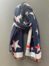 Load image into Gallery viewer, Abigail Star Check Reversible Scarf - Available in more colours
