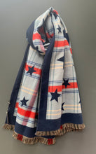 Load image into Gallery viewer, Abigail Star Check Reversible Scarf - Available in more colours
